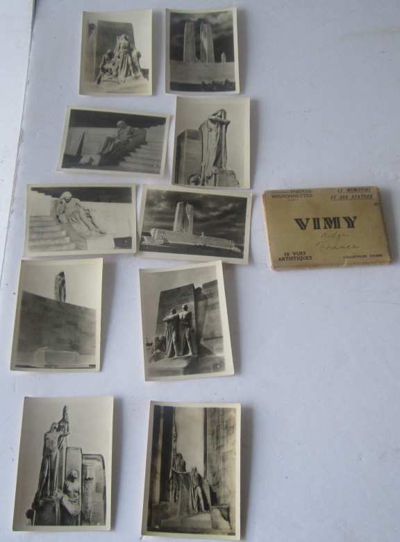 Vimy Ridge souvenir photos