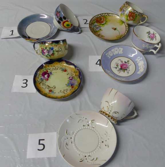Lot of Vintage Tea Cups and Saucers